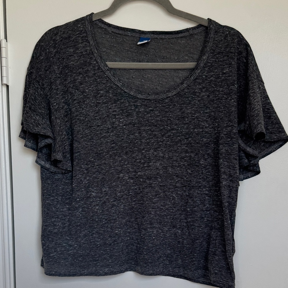 Old Navy Charcoal Short Sleeve Tee